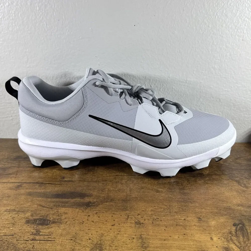 Mens Nike Force Trout 9 Pro MCS Molded Baseball Cleats FZ0915-002 Grey Size 16
